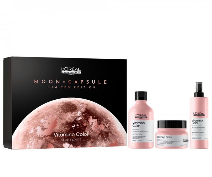 Dárková sada pro zářivou barvu vlasů Loréal Professionnel Serie Expert Vitamino Color Trio