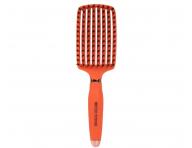 Kart�� na roz�es�v�n� a fouk�n� vlas� s kan��mi a nylonov�mi �t�tinami Sister Young Ovia Hair Brush - oran�ov�