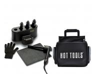 Kulma na vlasy Hot Tools Black Gold Curl Bar Set - 19 mm, 25 mm, 32 mm, 38 mm + ta�ka Hot Tools Appliance Caddy zdarma