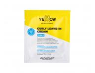Bezoplachov� kr�m pro vlnit�, kudrnat� a afro vlasy Yellow Professional Curls Curly Leave-In Cream - 5 ml (bonus)