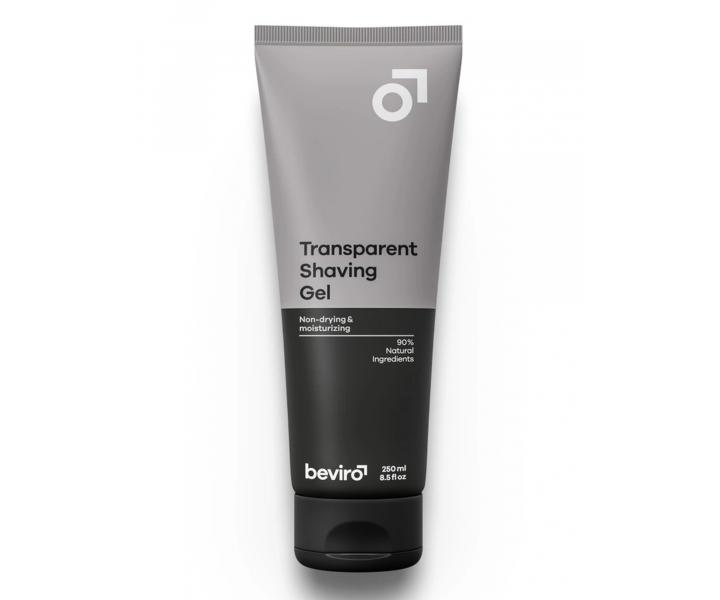 Průhledný gel na holení Beviro Invisible Shaving Gel - 250 ml