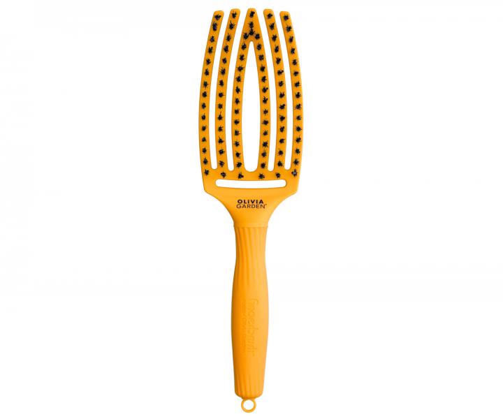Kartáč Olivia Garden Fingerbrush Combo Medium - slunečnicový