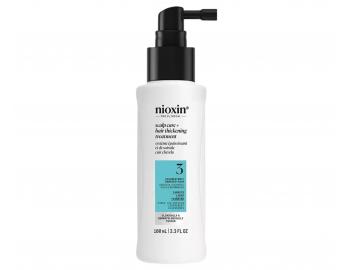Bezoplachová péče pro mírně řídnoucí barvené vlasy Nioxin System 3 Scalp + Hair Treatment - 100 ml