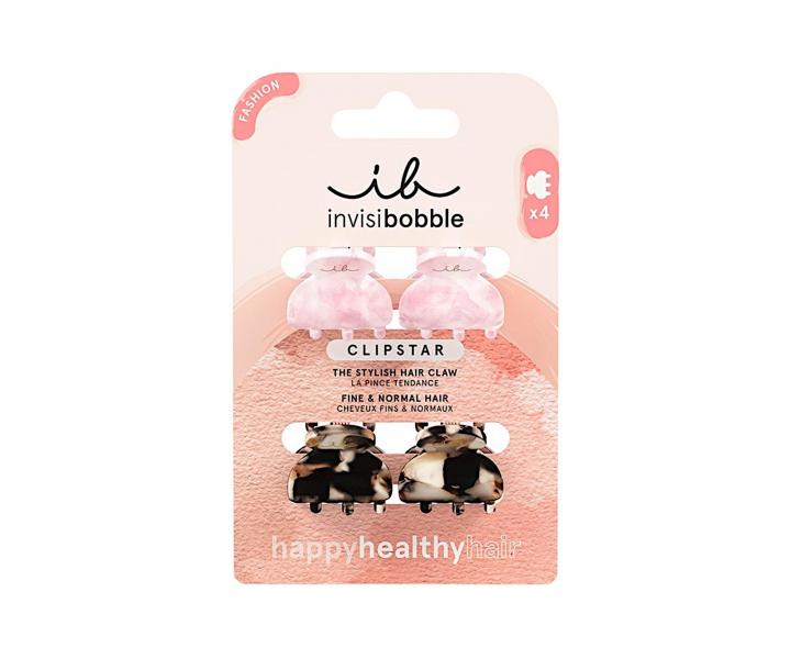 Skřipce do vlasů Invisibobble Clipstar Petit Four - 4 ks