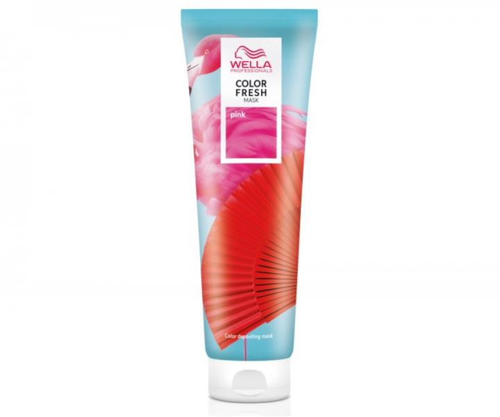 Barvicí maska na vlasy Wella Color Fresh Mask Pink - 150 ml, růžová