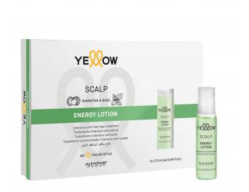 Intenz�vn� k�ra proti pad�n� vlas� Yellow Professional Scalp Energy Lotion - 6 x 13 ml