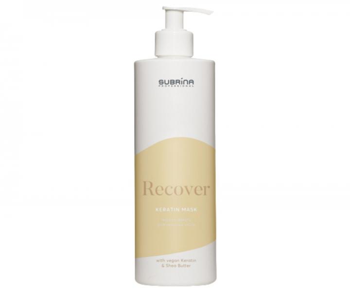 Regenera�n� keratinov� maska pro such� a po�kozen� vlasy Subrina Professional Recover Keratin Mask - 450 ml