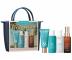 Olejov� p��e Moroccanoil Treatment - cestovn� sada - �ampon + kondicion�r + p��e ve spreji + kr�m na ruce + ta�ti�ka
