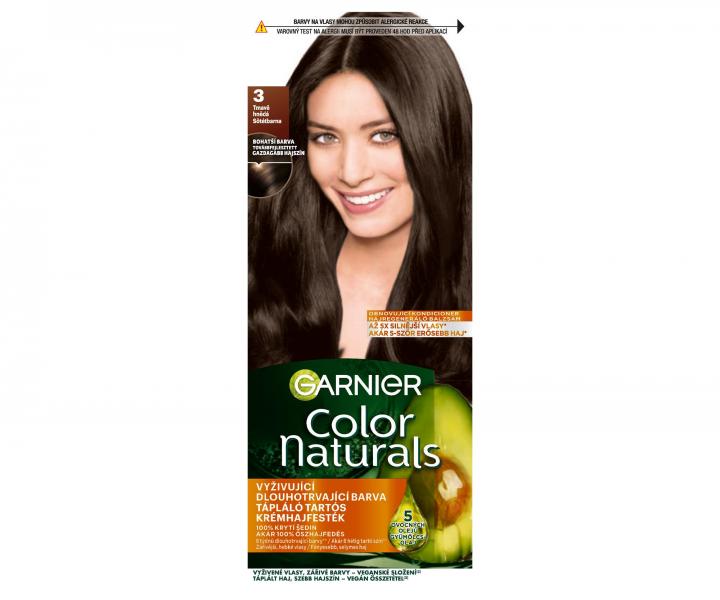 Permanentní barva Garnier Color Naturals 3 tmavě hnědá
