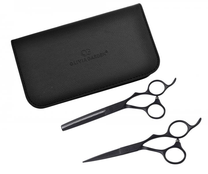 Sada kade�nick�ch n��ek 5,75" a efila�n�ch n��ek 6,35" SilkCut Pro Matt Black Olivia Garden
