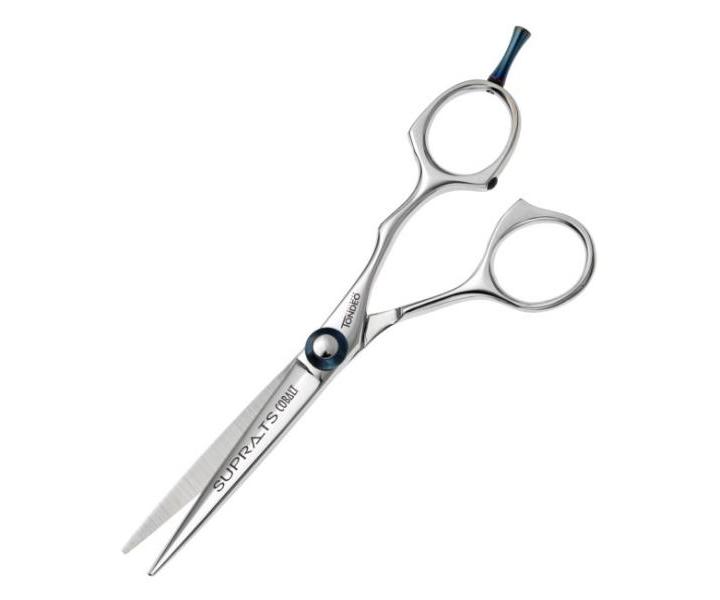 Kadeřnické nůžky Tondeo S-Line Supra TS Offset Cobalt - 5,5 cm