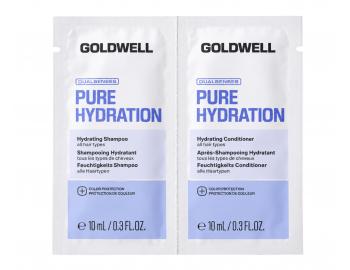 Hydrata�n� �ampon a kondicion�r pro v�echny typy vlas� Goldwell Dualsenses Pure Hydration - 2 x 10 ml