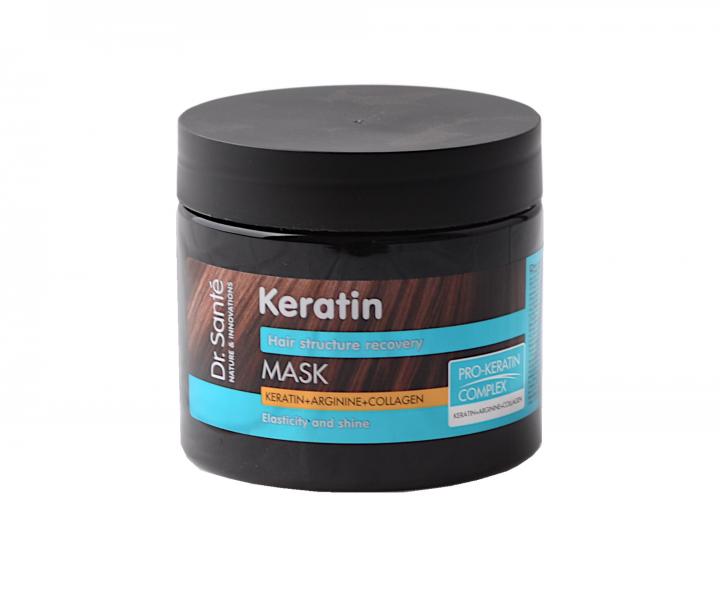 Maska pro obnovu matnch a kehkch vlas Dr. Sant Keratin - 300 ml
