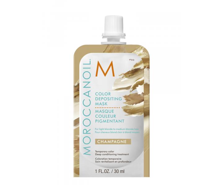 Tónující maska na vlasy Moroccanoil Color Depositing - Champagne, 30 ml