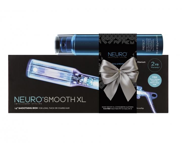 ehlika na vlasy Paul Mitchell NEURO Smooth XL + termoochrann sprej Neuro Protect zdarma