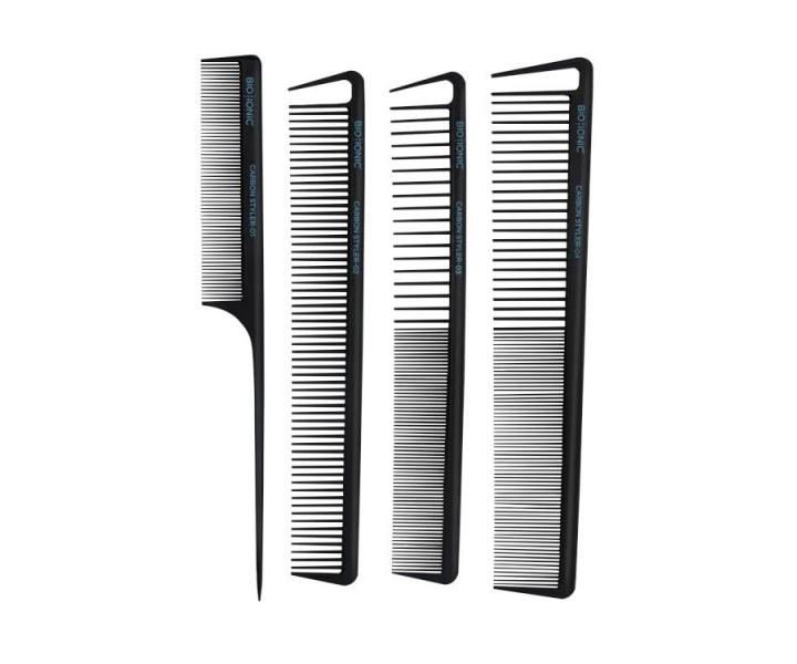 Sada karbonovch heben Bio Ionic Carbon Styler - 4 ks