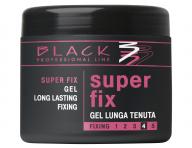 Extra siln tuc gel na vlasy Black Super Fix - 500 ml