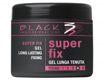 Extra siln tuc gel na vlasy Black Super Fix - 500 ml