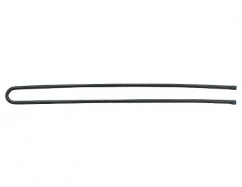 Zakřivená vlásenka Sibel - 8,2 mm, černá - 8 ks
