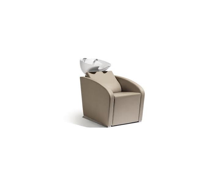 Kadeřnický mycí box Elegantia Sibel - béžový