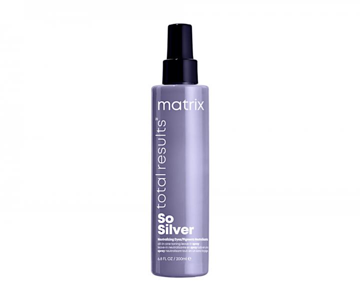 Multifunkční bezoplachový sprej pro neutralizaci žlutých tónů Matrix So Silver - 200 ml