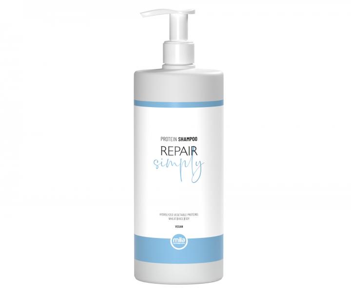 Proteinov ampon pro regeneraci vlas Mila Professional Protein Shampoo Repair Simply - 950 ml