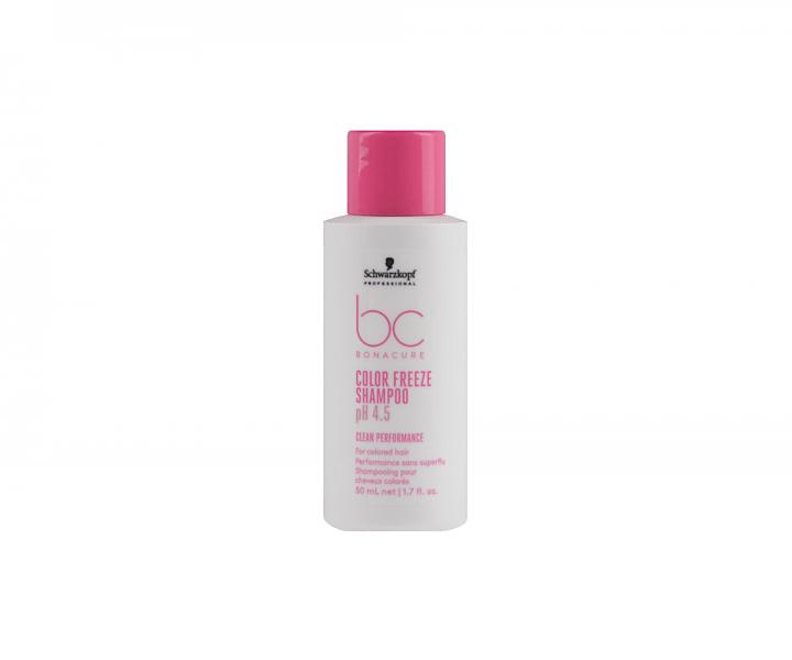 Šampon pro barvené vlasy Schwarzkopf Professional BC Bonacure Color Freeze Shampoo - 50 ml