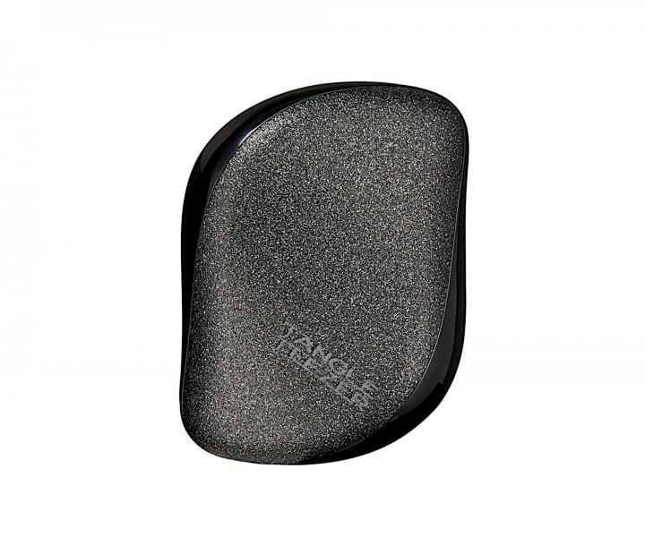 Kartáč na rozčesávání vlasů Tangle Teezer Compact Black Sparkle - černý se třpytkami