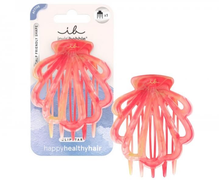 Sk�ipec do vlas� Invisibobble Clipstar Coral Hug - kor�lov�