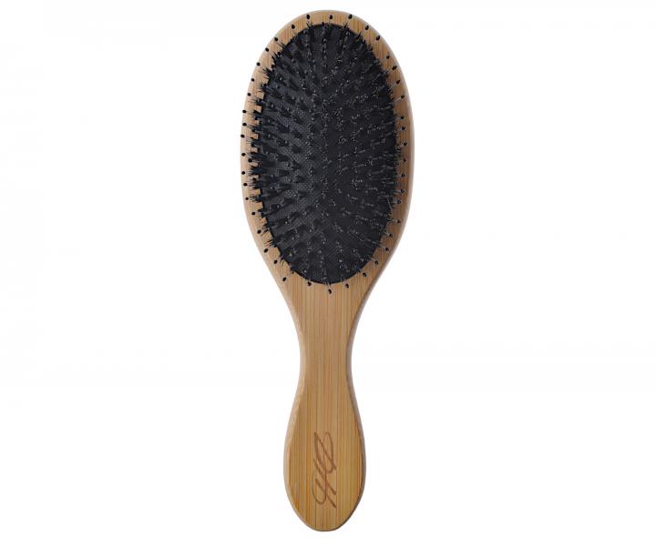 Bambusov kart na vlasy s kanmi a nylonovmi ttinami Detail - Hair Style - 7,5 x 22,5 cm