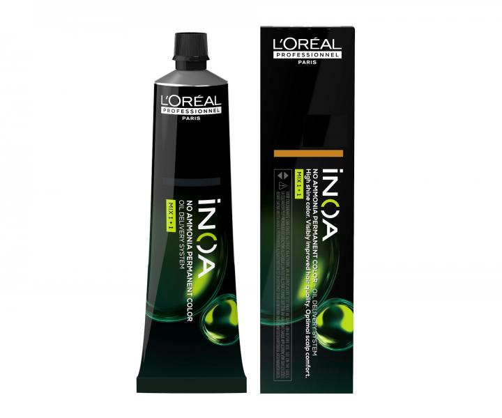 Barva na vlasy Loréal Professionnel iNOA 60 g - 5.35 světlá hnědá zlatá mahagonová