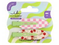 Ozdobn� klipsy do vlas� Invisibobble Clipstar Cherry Topping - 2 ks