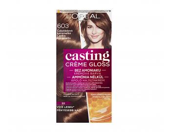 Přeliv bez amoniaku Loréal Casting Créme Gloss - 603 čokoládová karamelka