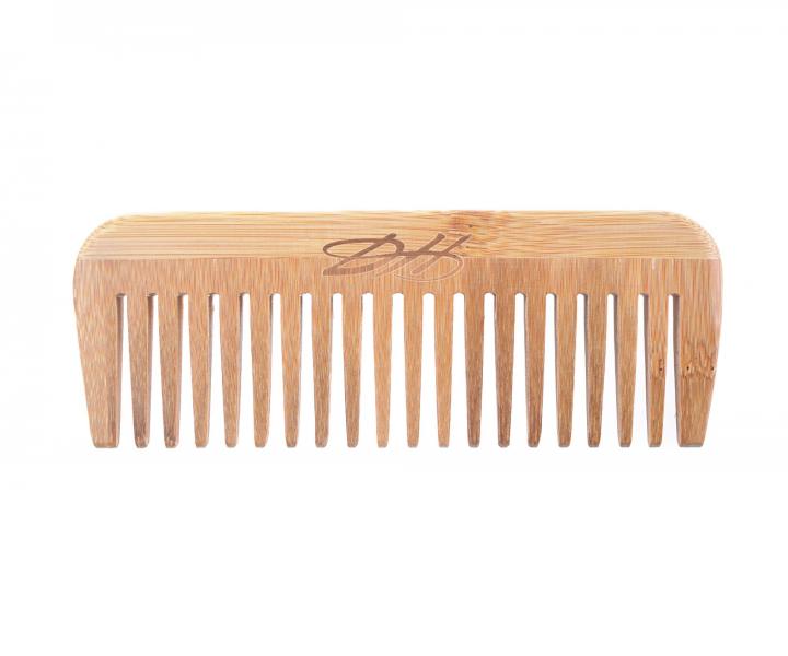 Bambusový hřeben Detail - Hair style Bamboo Comb - 16,5 x 6 cm