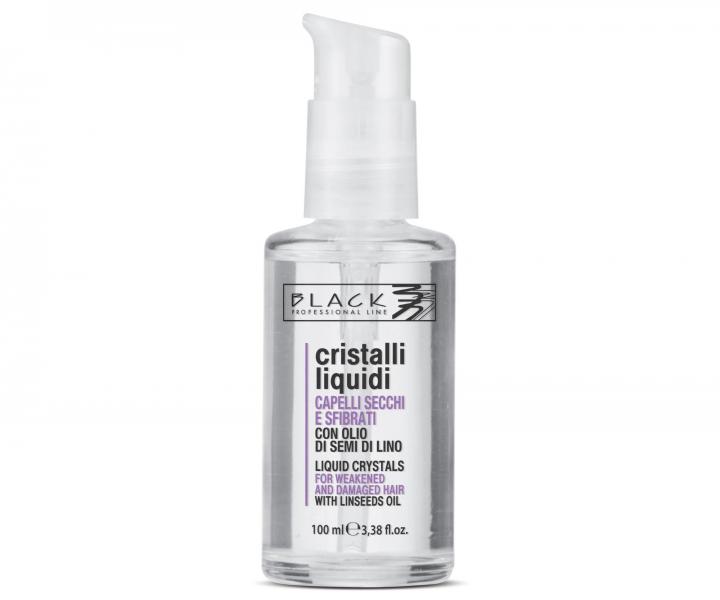 Tekut� krystaly pro matn� vlasy bez lesku Black Cristalli Liquidi - 100 ml