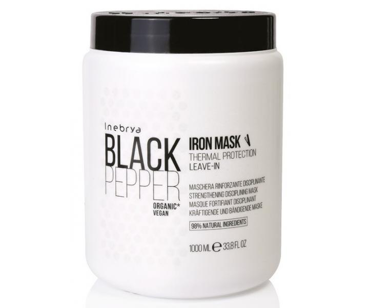 Bezoplachov maska s termoochranou Inebrya Black Pepper - 1000 ml