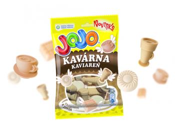 Gumové bonbóny Jojo Kavárna - 80 g (bonus)