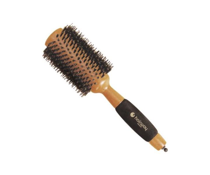 Dřevěný kartáč s polyamidovými a kančími štětinami Hairway - 38 mm