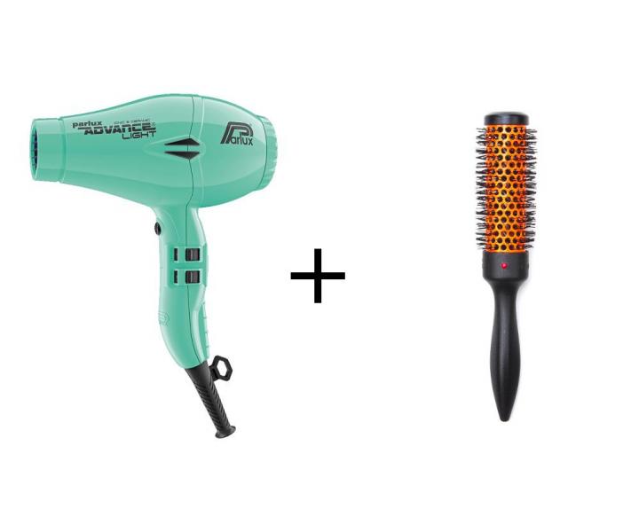 F�n Parlux Advance Light Ceramic & Ionic, tyrkysov� + kart�� Hot Curl ZDARMA