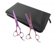 Profesionln ada kadenickch nek Olivia Garden SilkCut Shear Rainbow Edition - duhov