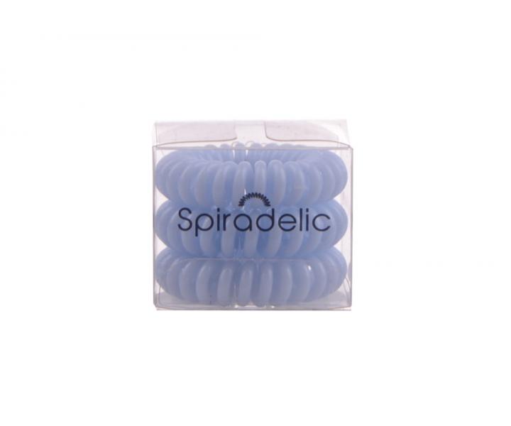 Spirálová gumička do vlasů Spiradelic - světle modrá 3 ks, Sibel