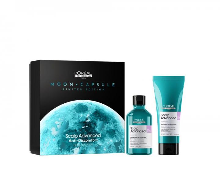 Dárková sada pro zklidnění vlasové pokožky Loréal Professionnel Scalp Advanced Anti-Discomfort Duo