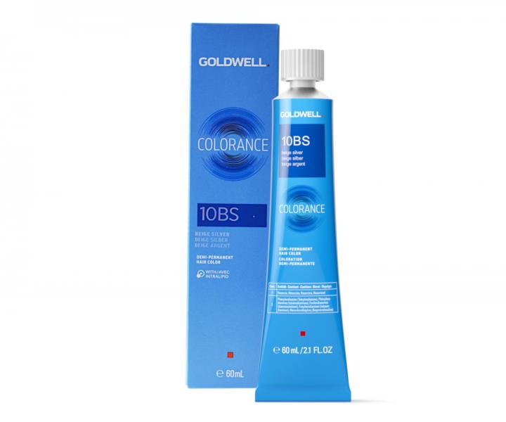 Přeliv na vlasy Goldwell Colorance 60 ml - 10BS béžově stříbrná