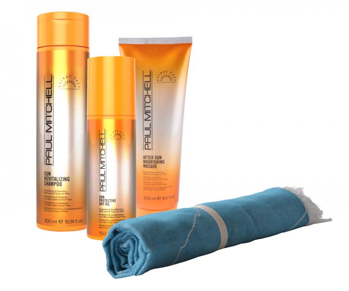 Sada pro ochranu vlasů před sluncem Paul Mitchell + osuška zdarma