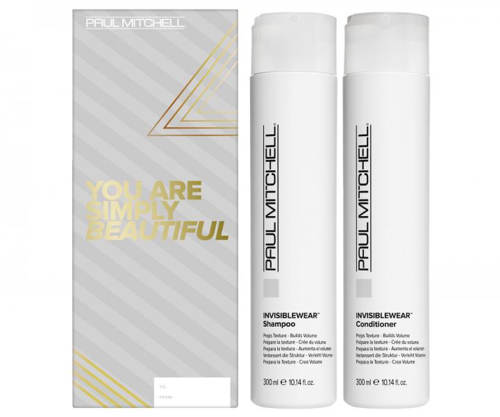 Dárková sada pro objem vlasů Paul Mitchell Invisiblewear Duo