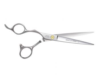 Kadeřnické nůžky pro leváky Olivia Garden SilkCut Pro 6,5" - stříbrné
