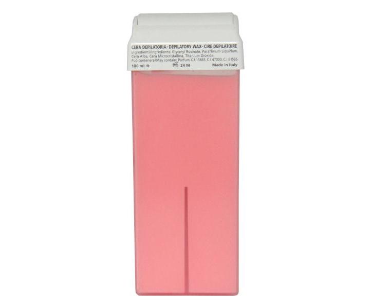 Epilační vosk roll-on s oxidem titaničitým Hairway, růžový - 100 ml