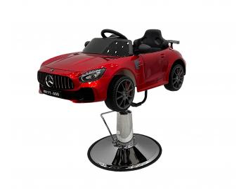 Dětské kadeřnické křeslo Weelko Wag - červené elektrické auto