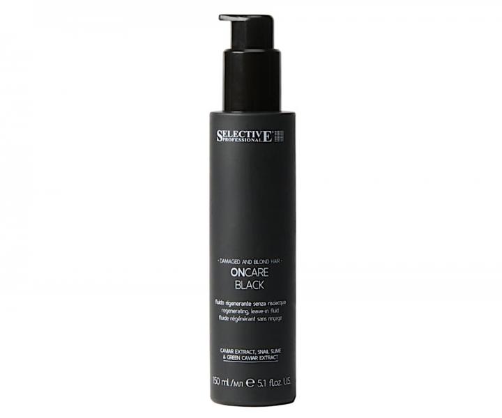 Regenerační bezoplachový krém pro všechny typy vlasů Selective Professional OnCare Black Leave-In Fluid - 150 ml