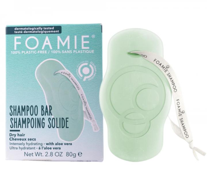 Tuh� �ampon pro such� vlasy Foamie Shampoo Bar Aloe You Vera Much - 80 g